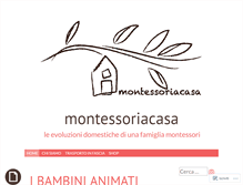 Tablet Screenshot of montessoriacasa.com